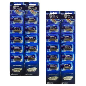 خود تراش ژیلت مدل blue 3 بسته 20 عددی