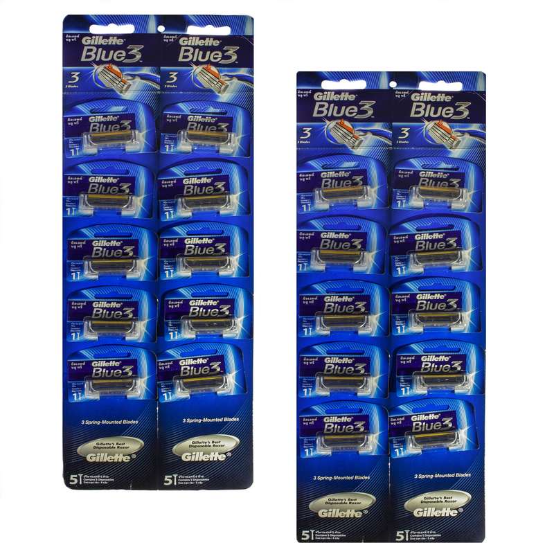 خود تراش ژیلت مدل blue 3 بسته 20 عددی خود تراش ژیلت مدل blue 3 بسته 20 عددی