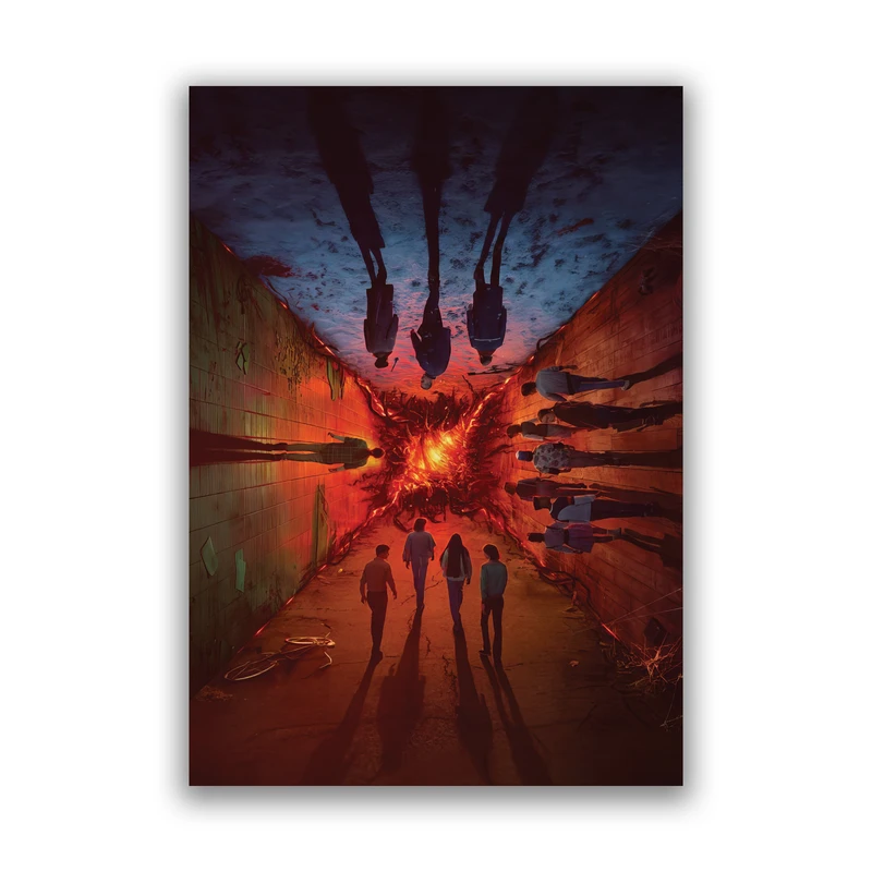 کارت پستال باژ طرح استرنجر تینگز فصل چهار کد 60006