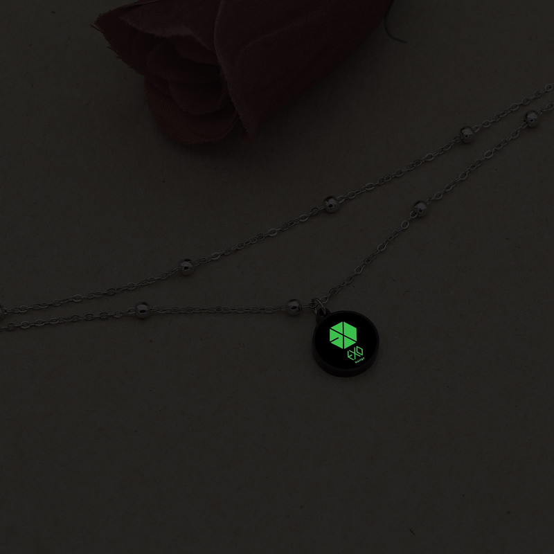 پابند زنانه ناکسیگو مدل شب تاب طرح EXO کد LB7451 پابند زنانه ناکسیگو مدل شب تاب طرح EXO کد LB7451