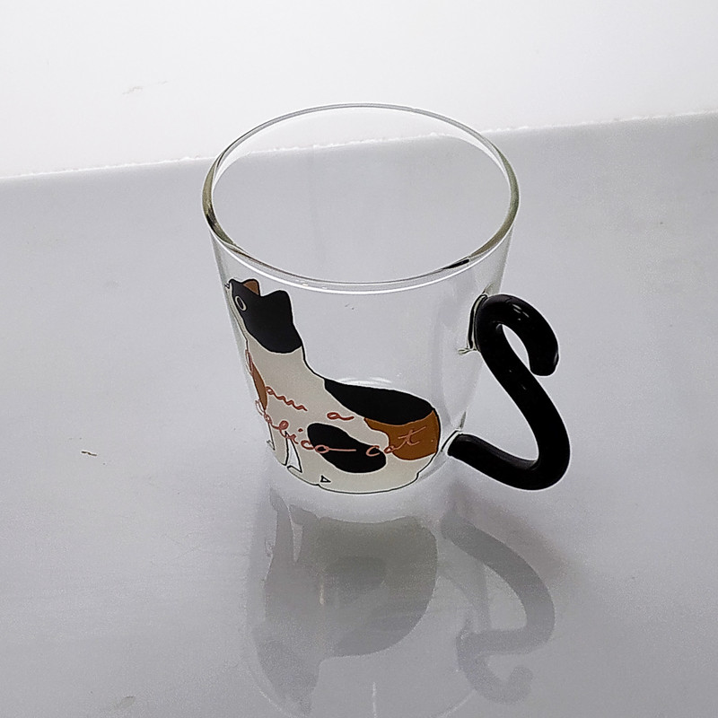 لیوان ناتالی مدل گربه سفید