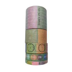 چسب کاغذی مدل واشی بسته 5 عددی