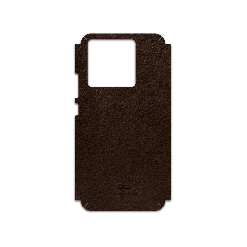 برچسب پوششی ماهوت مدل Dark-Brown-Leather مناسب برای گوشی موبایل شیائومی 13T