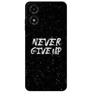 Megafone Never give up 1871 Cover For Motorola Moto G04 4G