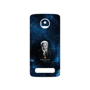 MAHOOT Morgan Freeman Cover Sticker for Motorola Moto Z Play