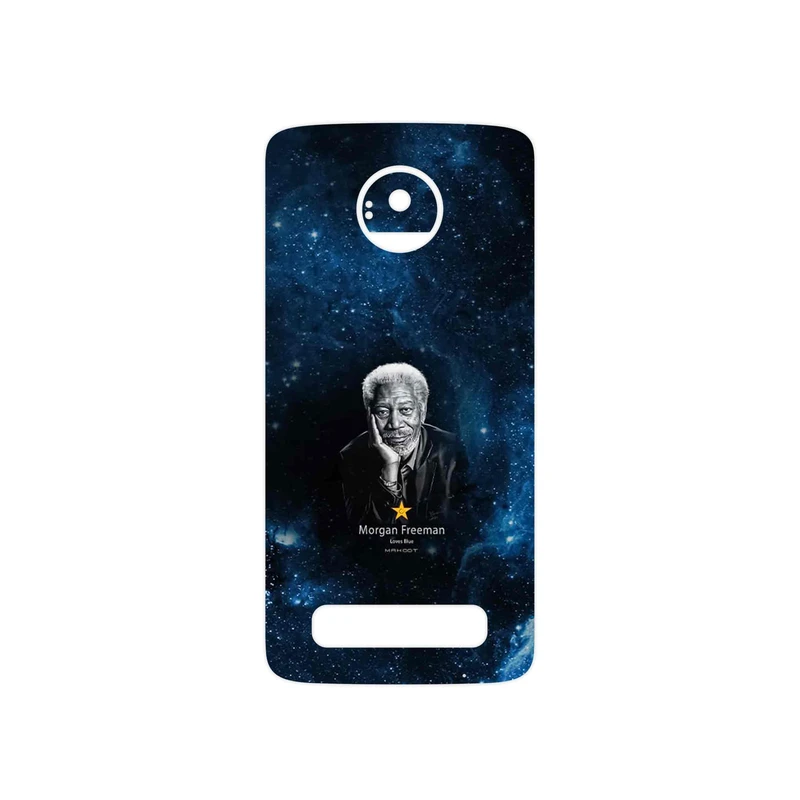 برچسب پوششی ماهوت مدل Morgan Freeman مناسب برای گوشی موبایل موتورولا Moto Z Play