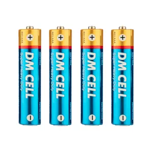 باتری نیم قلمی دی ام سل مدل Super Heavy Duty بسته چهار عددی