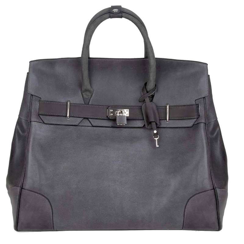 ساک دستی چرم کروکو مدل agrin