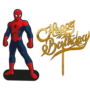 تاپر تزیین کیک مدل مرد عنکبوتی کد 2 مجموعه 2 عددی