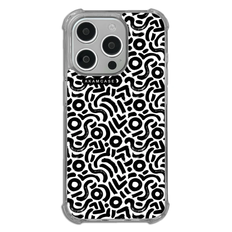 کاور آکام مدل AMC-WTA15PRO-DOODLE5 مناسب برای گوشی موبایل اپل iPhone 15 Pro