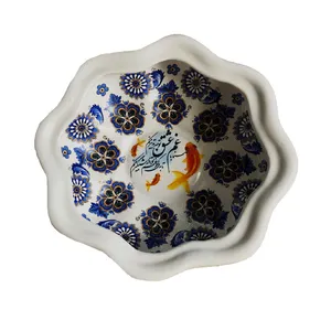 ظرف ماهی هفت سین سرامیکی مدل کالیگرافی