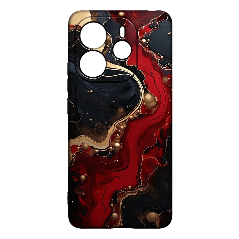 کاور طرح ماربل کد 406 مناسب برای گوشی موبایل شیائومی Redmi Note 14 4G