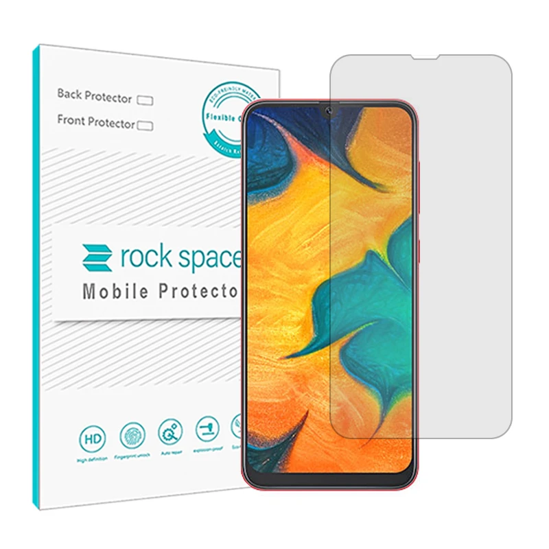 محافظ صفحه نمایش شفاف راک اسپیس مدل HyGEL مناسب برای گوشی موبایل سامسونگ Galaxy A30