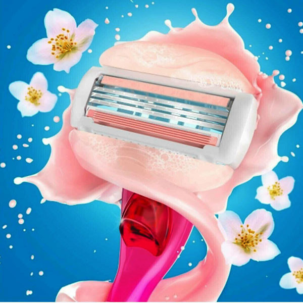 خودتراش ژیلت مدل ونوس به همراه تیغ یدک بسته 4 عددی