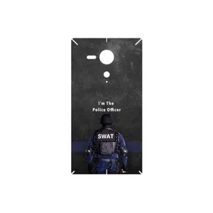 MAHOOT Police Officer Cover Sticker for Sony Xperia SP