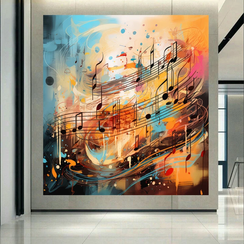  استیکر طرح نت موسیقی کد AR31670