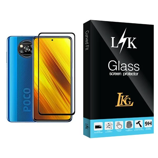 محافظ صفحه نمایش ال کا جی مدل LK Glass MIX001 مناسب برای گوشی موبایل شیائومی Poco X3 NFC
