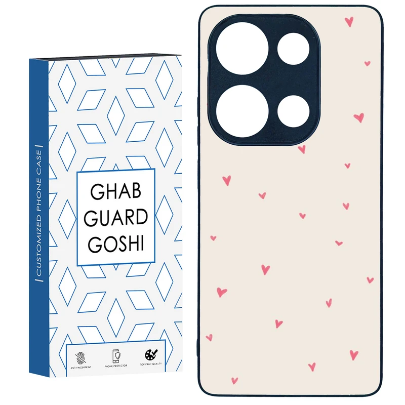 کاور قاب گارد گوشی طرح قلب کد TPU-177 مناسب برای گوشی موبایل شیائومی Redmi Note 13 Pro 4G / Poco M6 Pro 4G