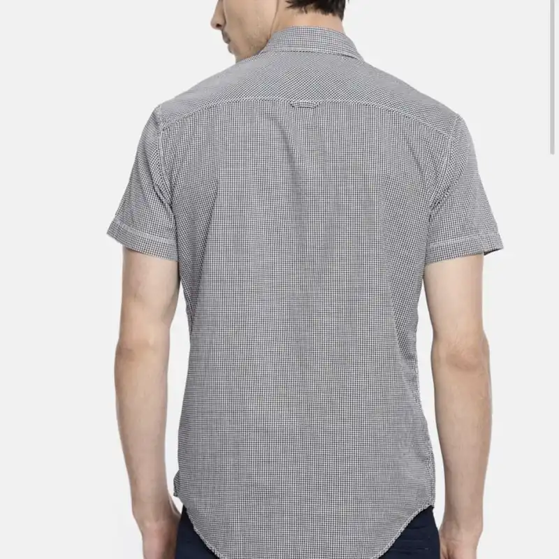 پیراهن آستین کوتاه مردانه تیمبرلند مدل EastHam River Micro Check