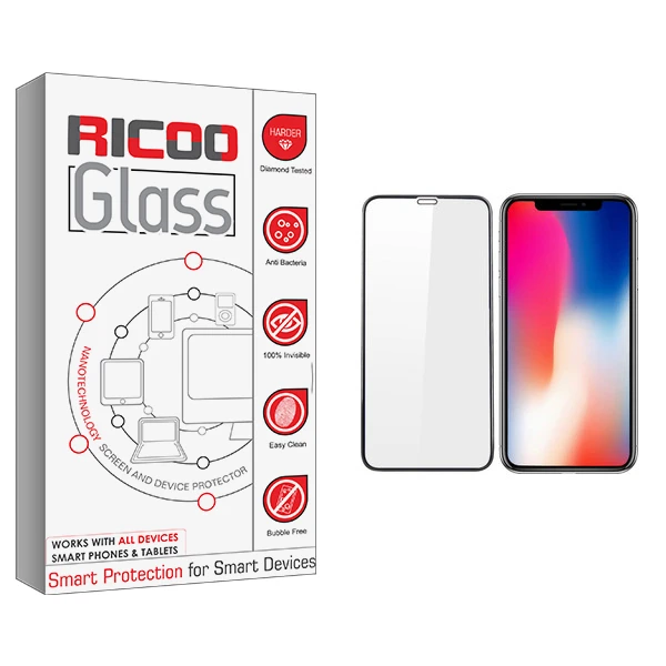محافظ صفحه نمایش ریکوو مدل +HD مناسب برای گوشی موبایل اپل iPhone X/XS