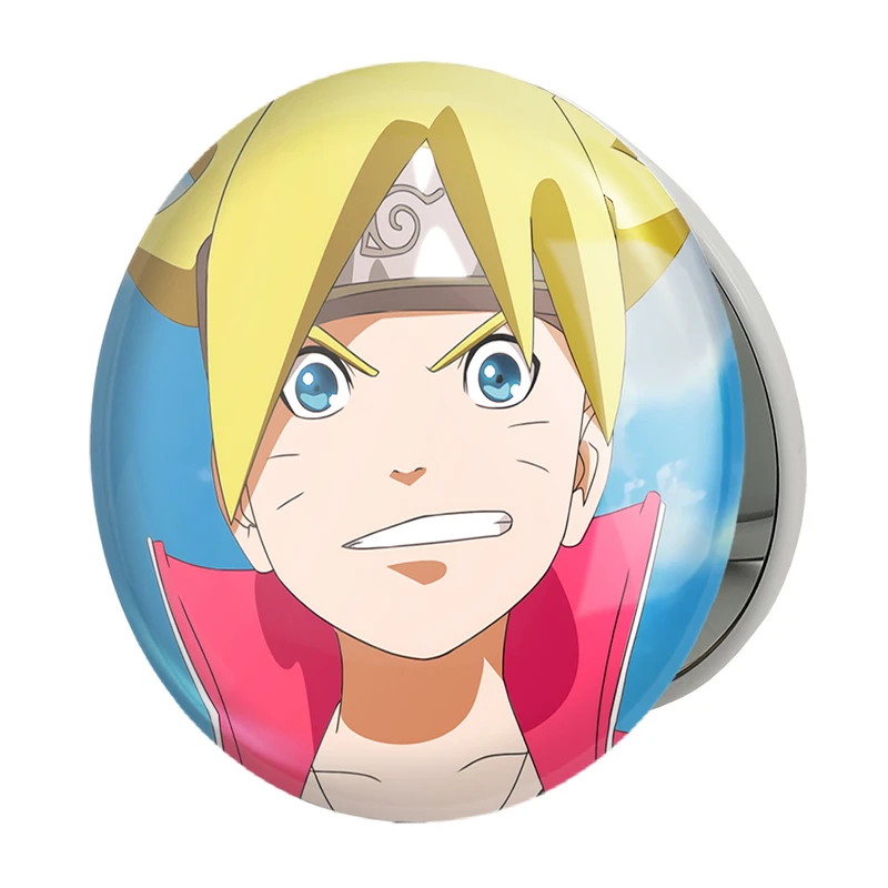 آینه جیبی خندالو طرح بوروتو اوزوماکی انیمه بوروتو Boruto مدل تاشو کد 15757 