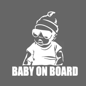 برچسب بدنه خودرو شیپرس طرح BABY ON BOARD کد SB506S