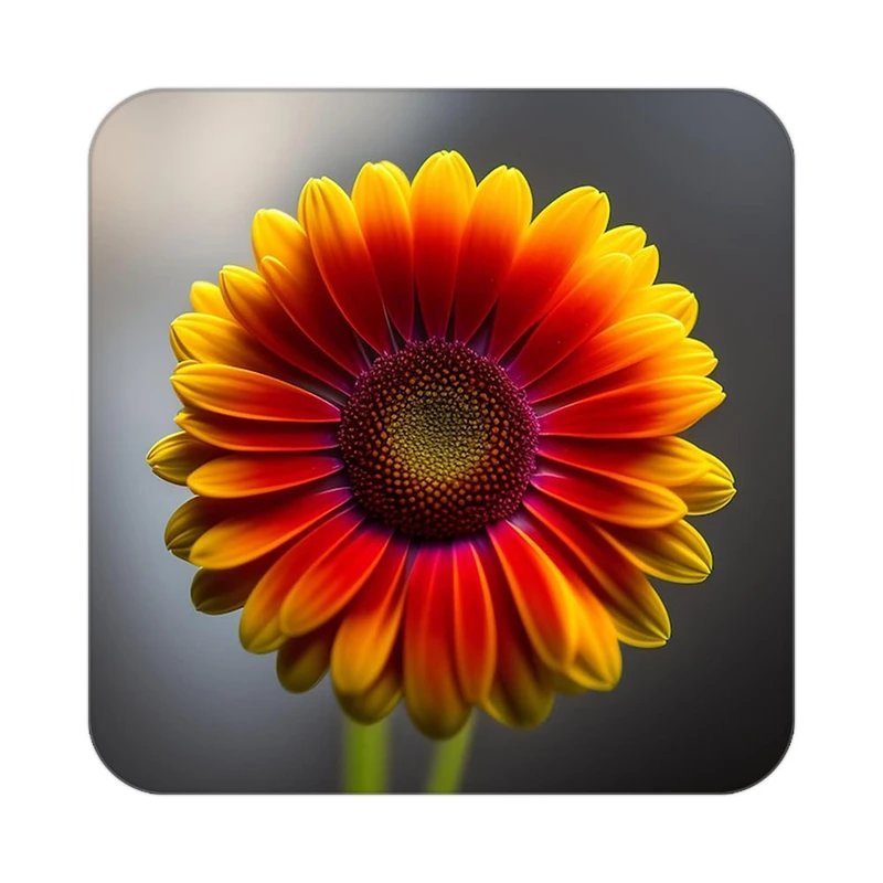 زیر لیوانی کاکتی طرح گل مدل mp17595