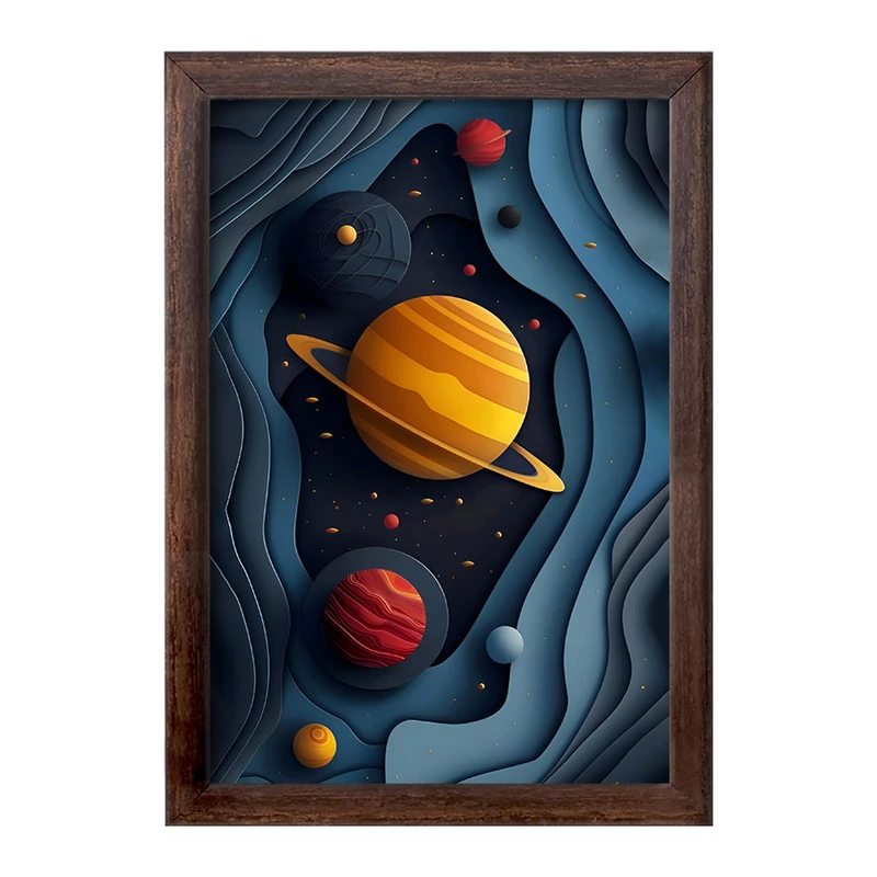 تابلو خندالو طرح کهکشان (galaxy) کد F7972