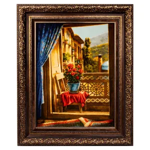 تابلو فرش دستباف سی پرشیا مدل منظره ماسوله کد 902777