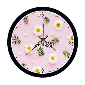 ساعت دیواری مدل گل بابونه کد s-1109