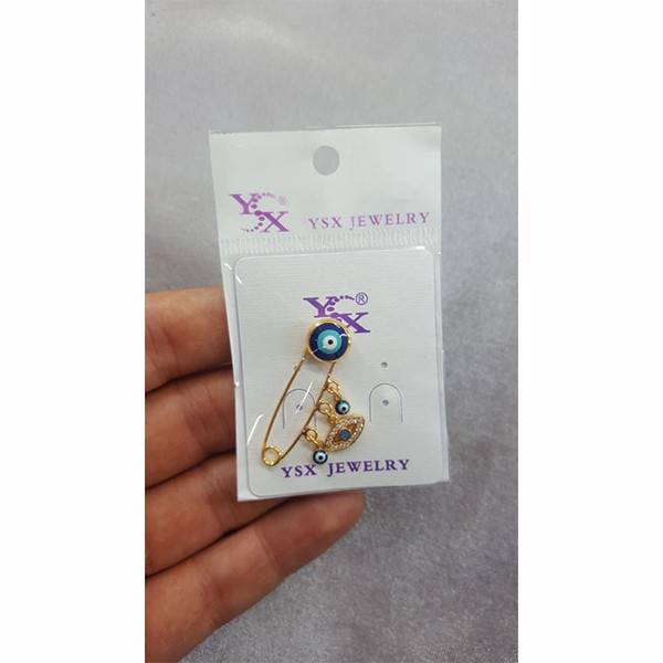 گل سینه زنانه وای اس ایکس مدل طرح چشم کد 663542