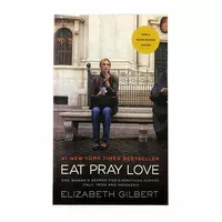کتاب Eat Pray Love now a major motion picture اثر Elizabet Gilbert انتشارات Riverhead