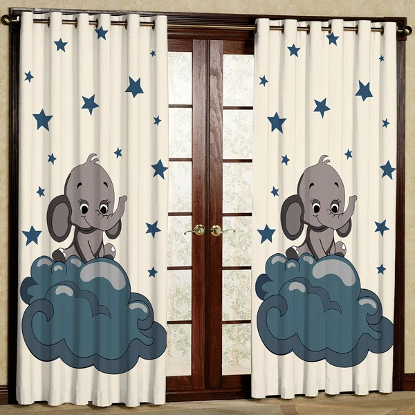 پرده مدل مخمل پانچی کد 6629 سایز 280x140 سانتی متر