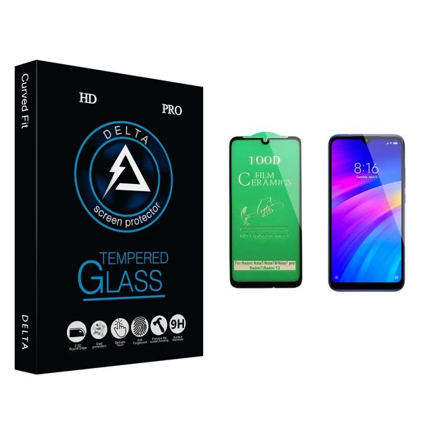 محافظ صفحه نمایش سرامیکی دلتا مدل HD مناسب برای گوشی موبایل شیائومی Redmi 7