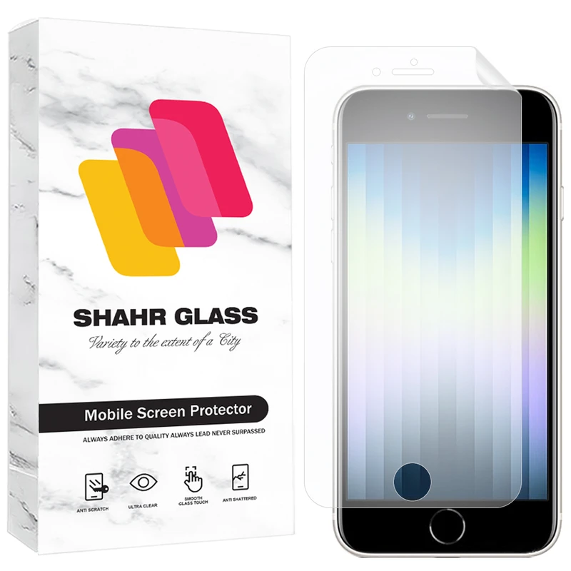 محافظ صفحه نمایش شهر گلس مدل SNMF مناسب برای گوشی موبایل اپل iPhone Se 2022