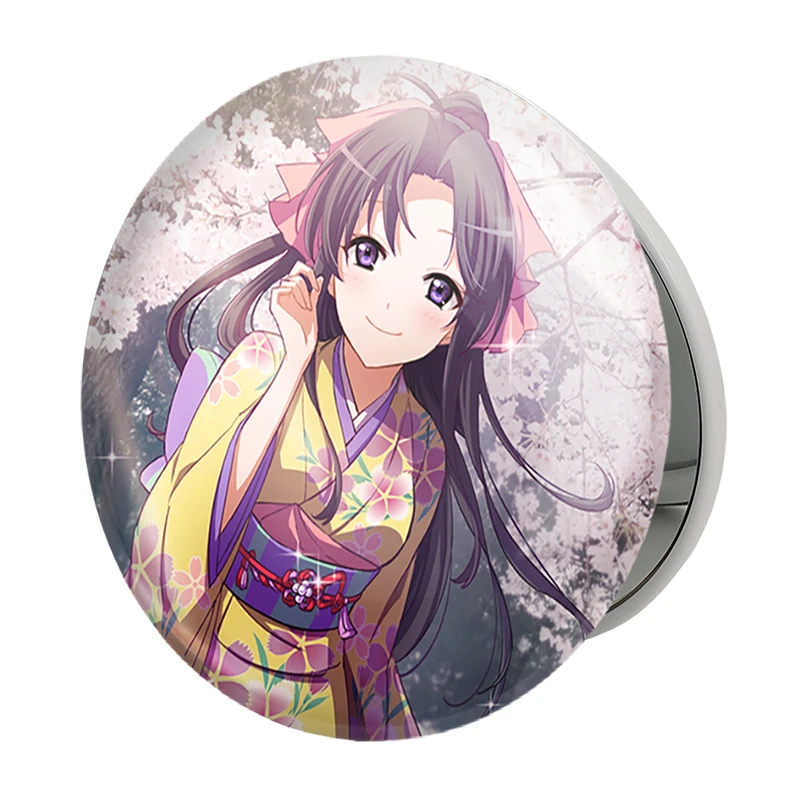 آینه جیبی خندالو طرح کائورو انیمه رورونی کنشین مدل تاشو کد 34881