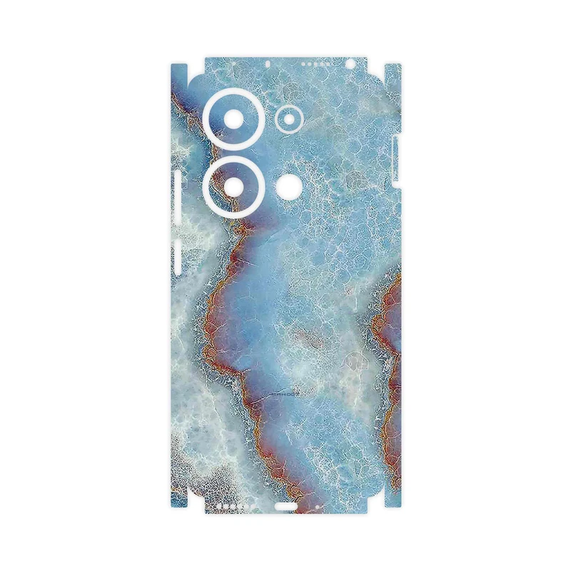 برچسب پوششی ماهوت مدل Blue_Ocean_Marble-FullSkin مناسب برای گوشی موبایل شیائومی Poco M6 Pro 4G