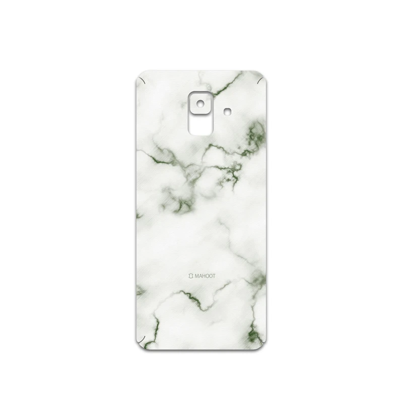 برچسب پوششی ماهوت مدل Blanco-Smoke-Marble مناسب برای گوشی موبایل سامسونگ Galaxy A6 2018