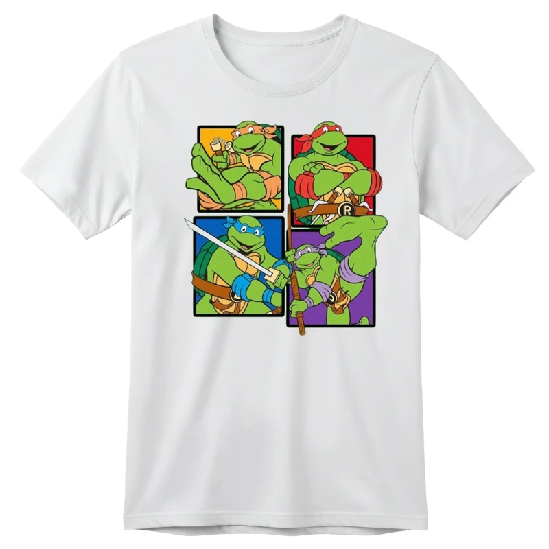 تی‌شرت آستین کوتاه بچگانه مدل لاکپشت های نینجا کد p1 