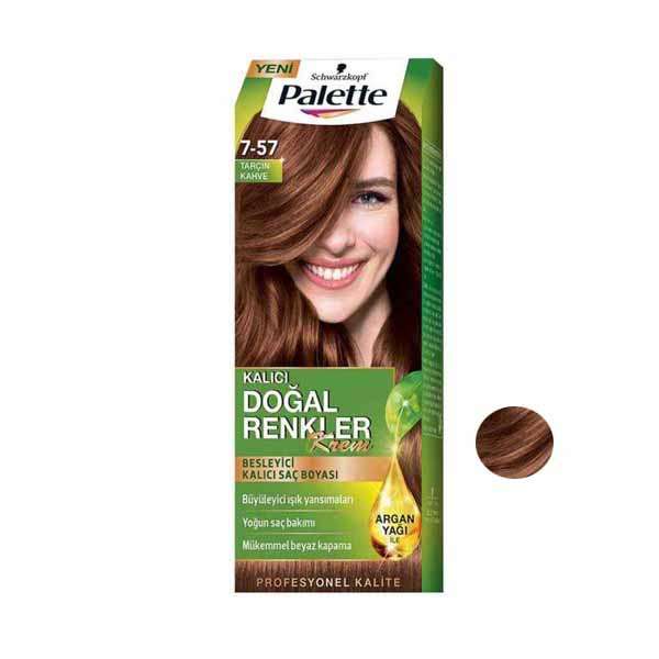 کیت رنگ مو پلت سری dogal شماره 57-7 حجم 50 میلی لیتر رنگ قهوه ای دارچینی