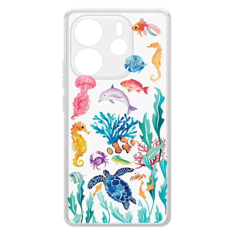 کاور طرح Ocean مناسب برای گوشی موبایل شیائومی Redmi Note 14 5G