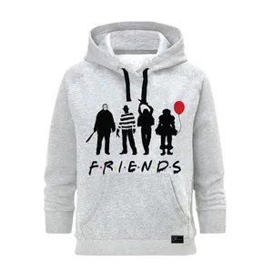 هودی زنانه مدل  Friends کد M173 رنگ طوسی