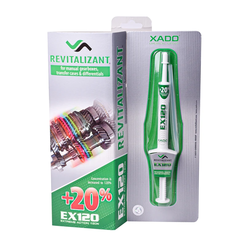 مکمل روغن گیربکس و زوزه‌گیر گیربکس زادو مدل EX120 حجم 8 میلی لیتر