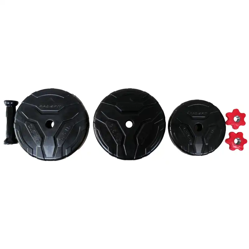 دمبل رادیس فیت مدل DVP-13-Mix1 وزن 13 کیلوگرم بسته 2 عددی