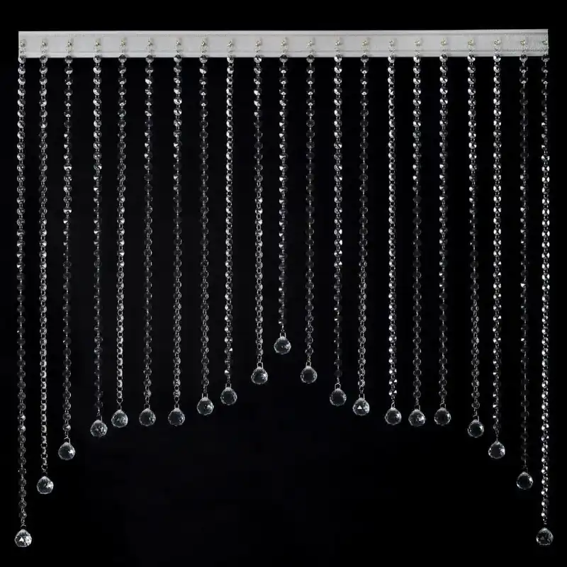 پرده آریا کریستال مدل ساسانی سایز 100x100 سانتی متر