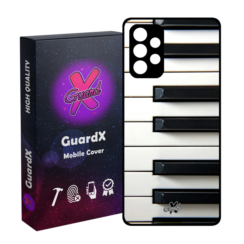 کاور گارد ایکس طرح Piano مدل Glass10101 مناسب برای گوشی موبایل سامسونگ Galaxy A52s