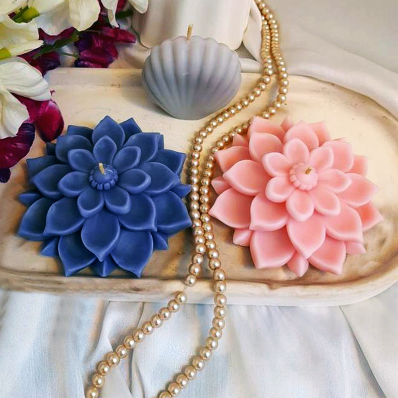 قالب شمع مدل گل کوکب کد C09cm