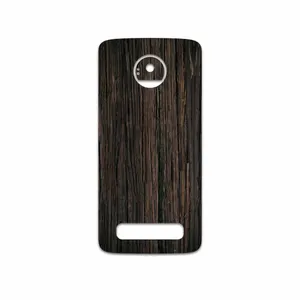 MAHOOT Burned Wood Cover Sticker for Motorola Moto Z