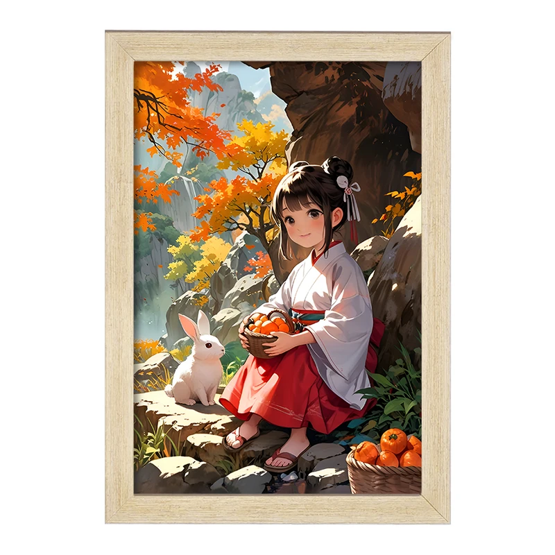 تابلو خندالو مدل دختر ژاپنی کد F12606