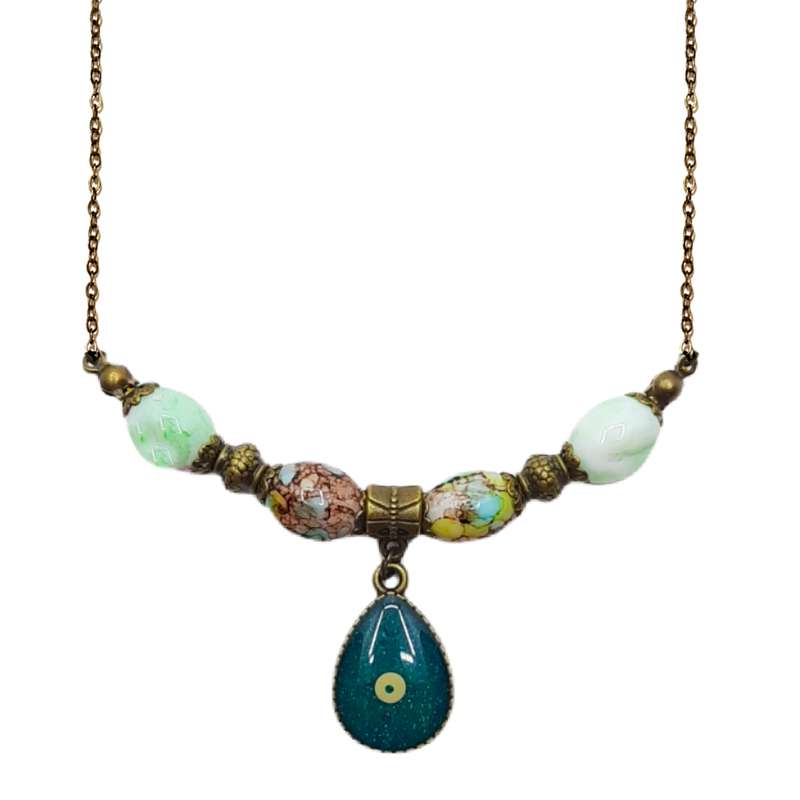 گردنبند زنانه مدل چشم نظر